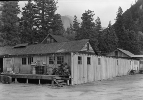 Ramshackled buildings in Co. warehouse area. Yos. RL Seps. 979.447 Y-16c #31.