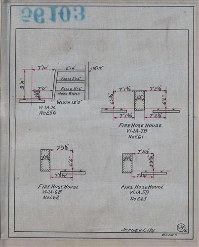 56103.LB--clearance sketches--Structures less than 8 feet from center line of track or less than 22 feet above top of rail [Group 02]