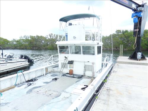Pictures of the 45 ft Landing Craft in June 2014 at Biscayne National Park.