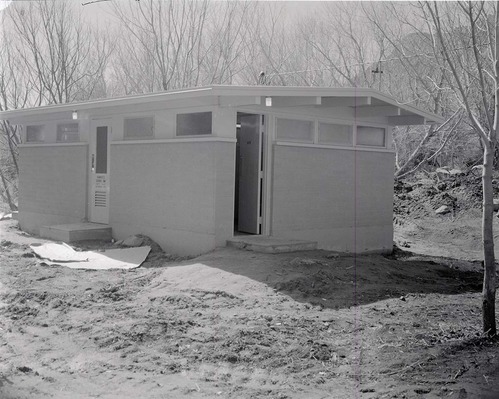 Comfort station, Building 124, South Campground.