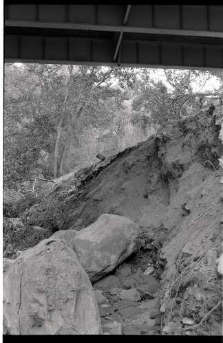 BW Photos of the damage from the Oak Creek flash flood of 1989.