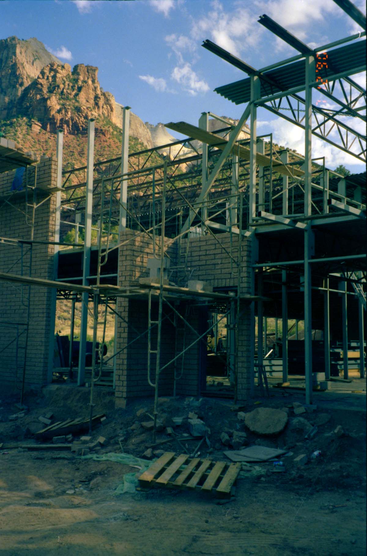 Construction of headquarters addition.