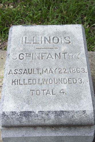 56th Illinois Infantry Position Marker