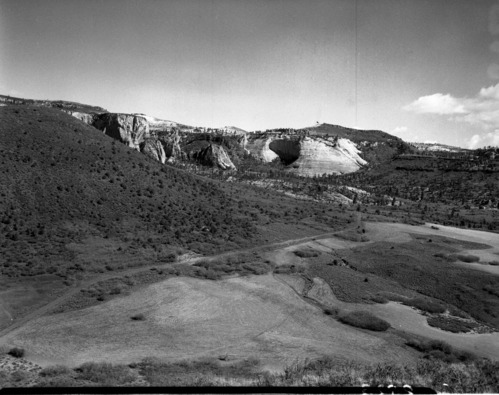 View looking west from Spendlove Knoll for boundary change.