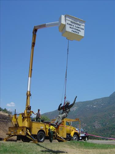 Short-haul training, Ash Mountain Helibase, Sequoia and Kings Canyon National Parks, summers 2003-2004