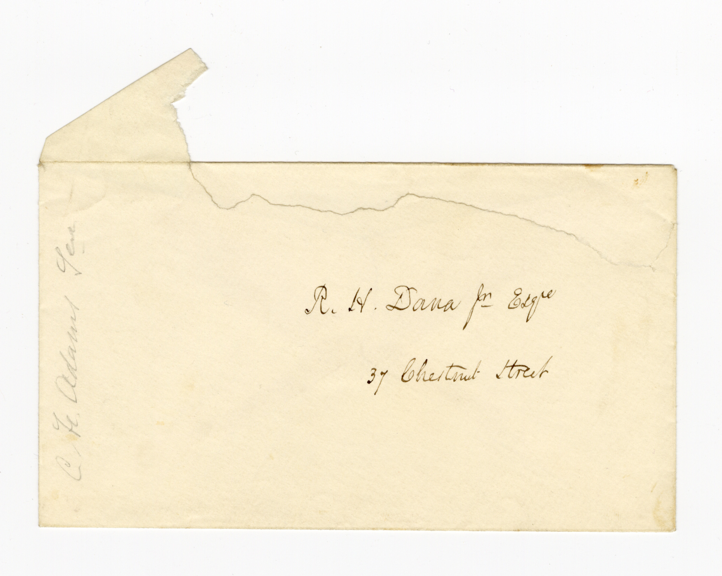 Manuscript letter envelope