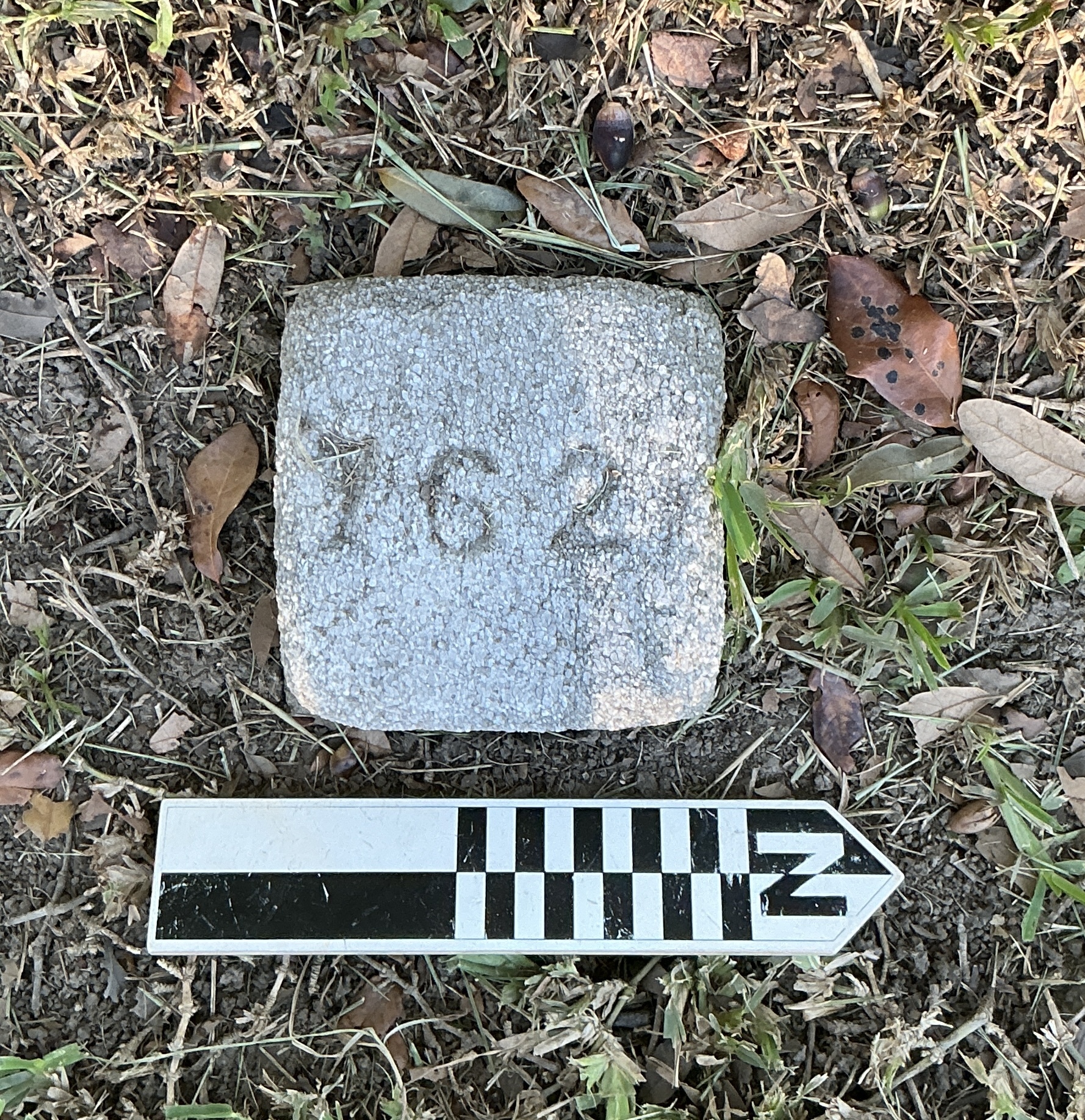 Extra image of flat marble marker