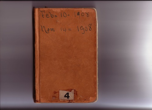 Thomas Edison's New York City Recording Studio Cash Book 04 (of 21), Image 01 (of 48).