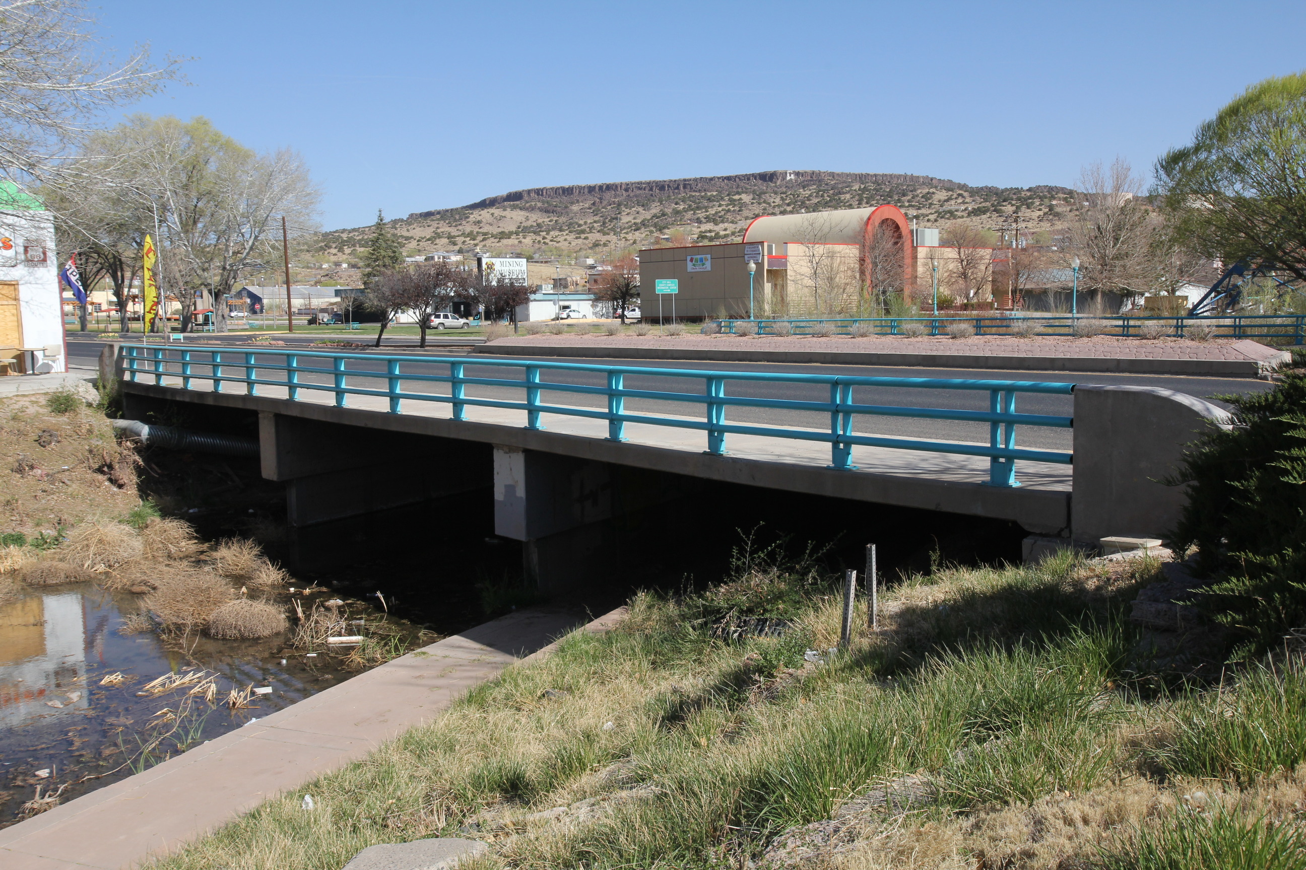 Bridge on the Rio San Jose in Grants.