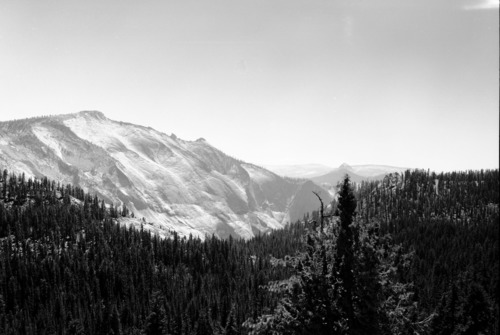 Clouds Rest from Tioga Road; Auto tour