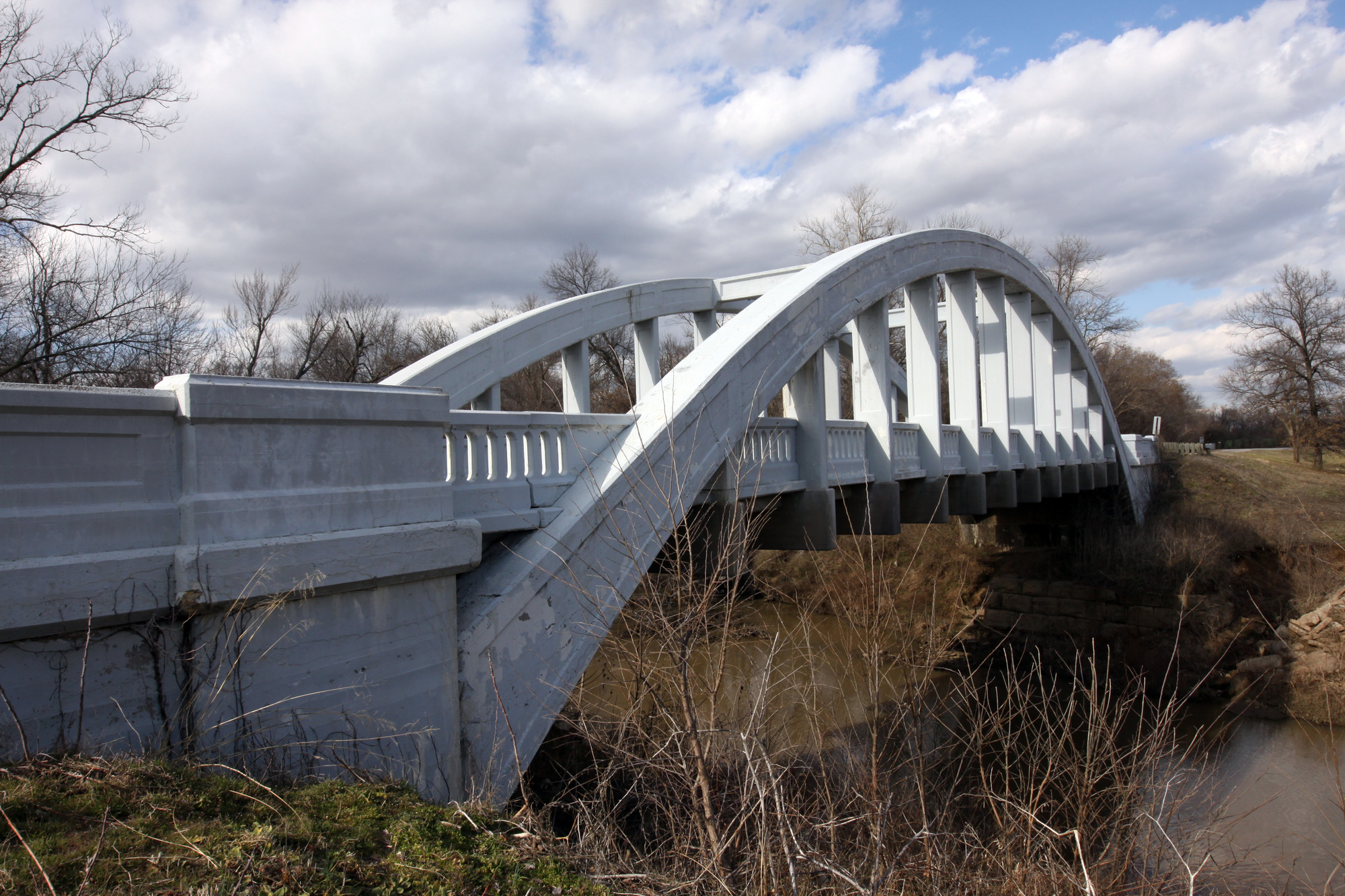 Marsh Arch Bridge on Brush Creek W. of Riverton; aka Rainbow Bridge