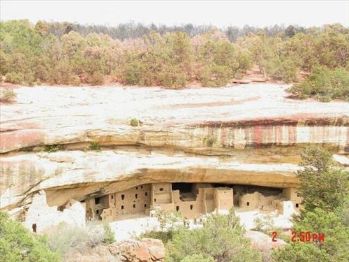 Photos of cliff dwelling ruins in the aftermath of the Long Mesa Fire, Mesa Verde National Park