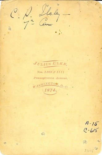 Captain Charles Illsley in Full Dress Uniform Holding Helmet