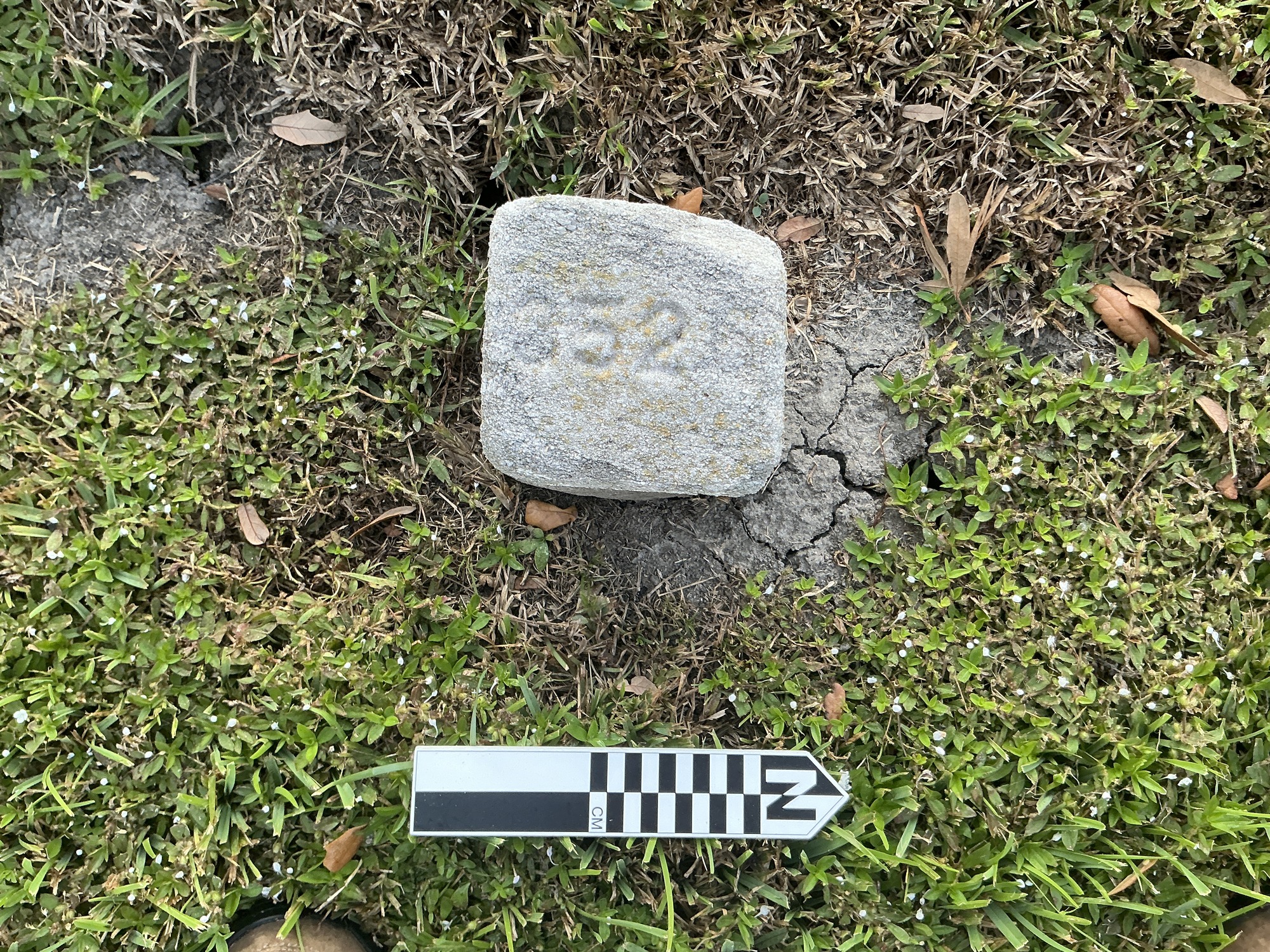 Extra image of flat marble marker