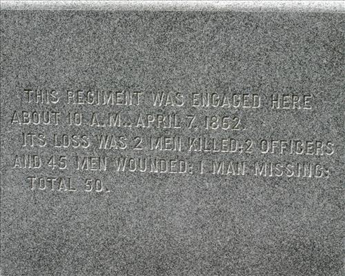 1st Ohio Infantry Monument at Shiloh National Military Park in May 2004