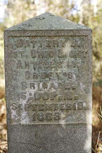 Battery B, First Ohio Light Artillery Marker