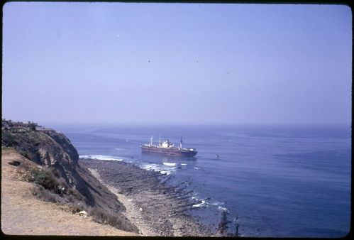 Sample images of the wreck of Dominator (built 1944; cargo vessel, Libery ship) off of Rocky Point, Palos Verdes, California