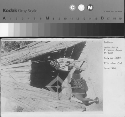 Frances James at play