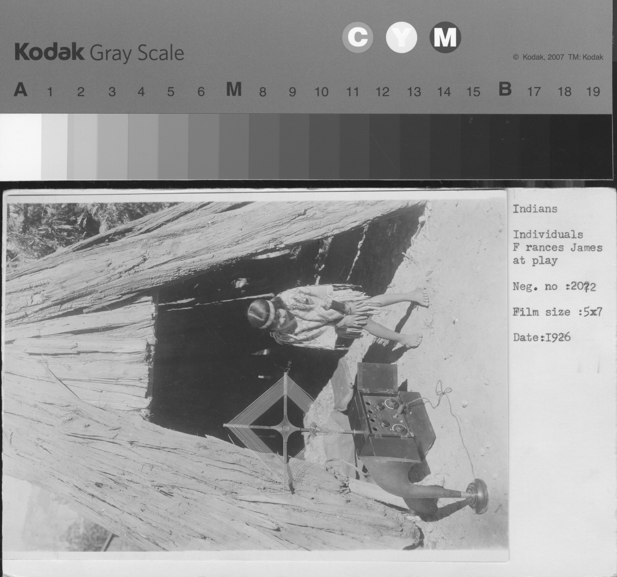 Frances James at play