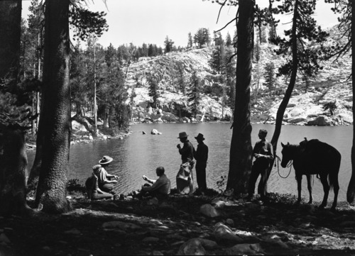 Upper Cathedral Lake in Cathedral Meadows on Sunrise Trail.