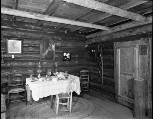 Hodgon cabin interior as furnished