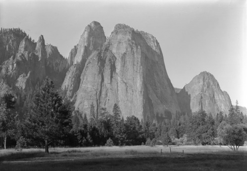 Cathedral Spires and Cathedral Rocks.