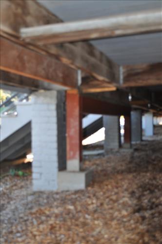 Presidio Building 102 Seismic Strengthening Phase A  Construction photos group 3