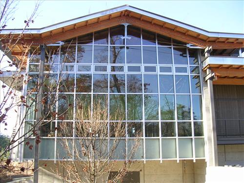 Destination Center details at Blue Ridge Parkway in November 2009