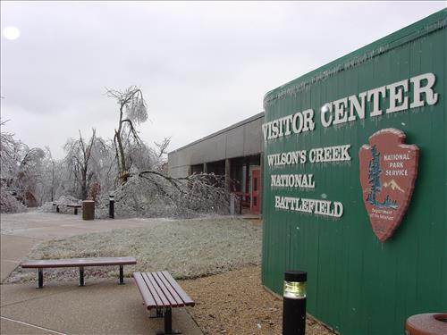 Wilson's Creek National Battlefield Ice Storm, January 2007, Before and During Clean Up