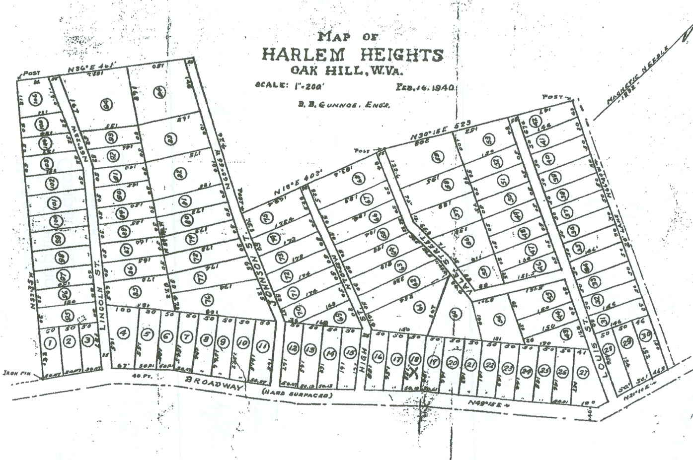 plot map of a small community