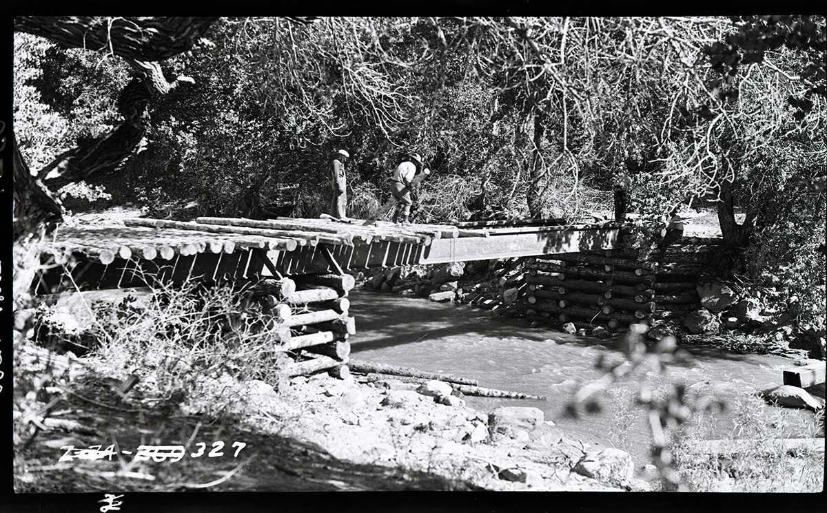 Virgin River bridge near old Civilian Conservation Corps (CCC) Camp.