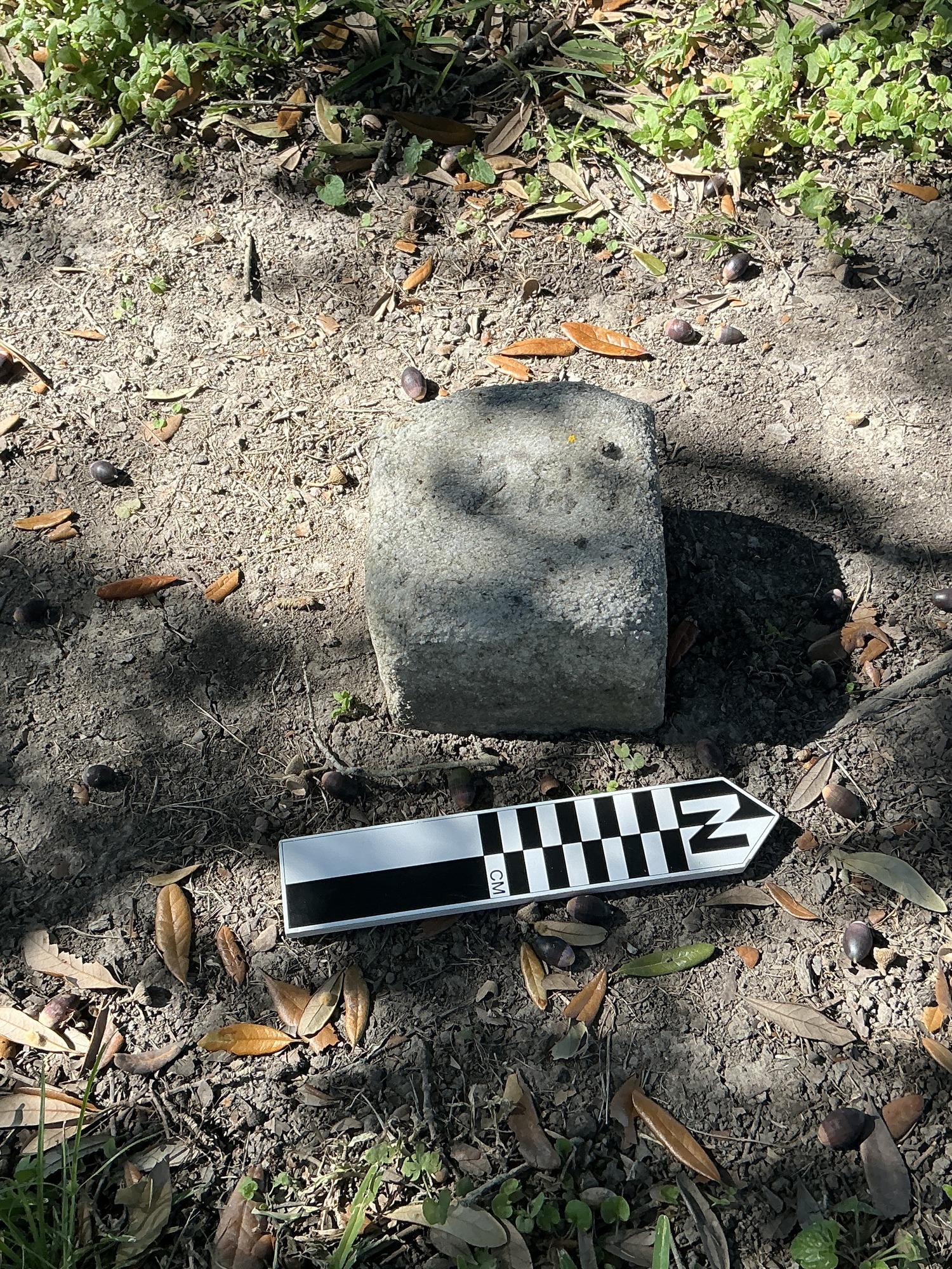 Extra image of flat marble marker