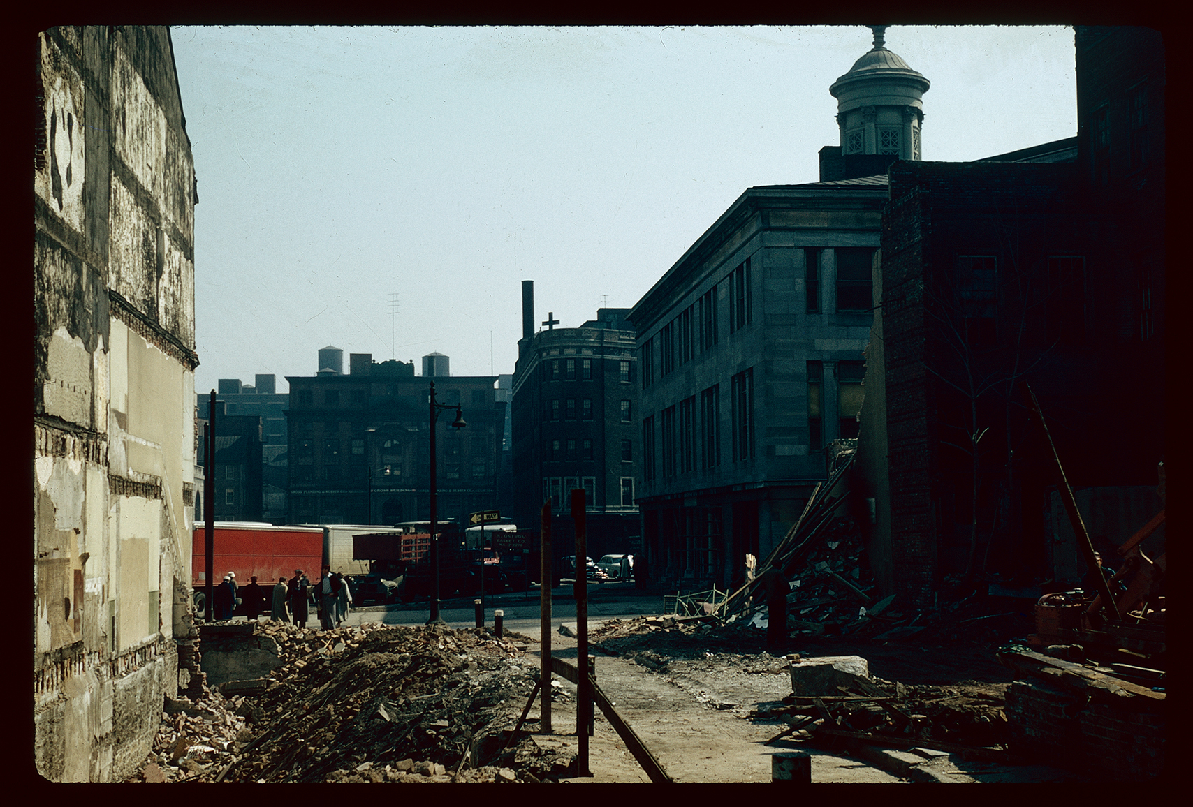 Demolition - Harmony Street Looking East to Third