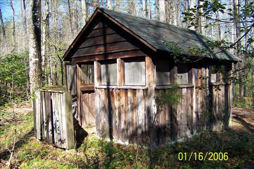 Rehabilitation of Camp 2 Ball Field Latrine at Prince William Forest Park in June 2009