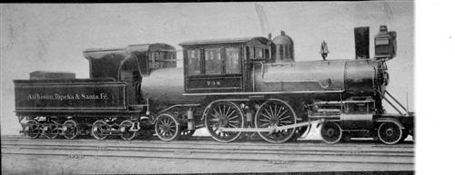 011/001.021--Atchison, Topeka & Santa Fe Railroad Locomotives [GROUP 2]
