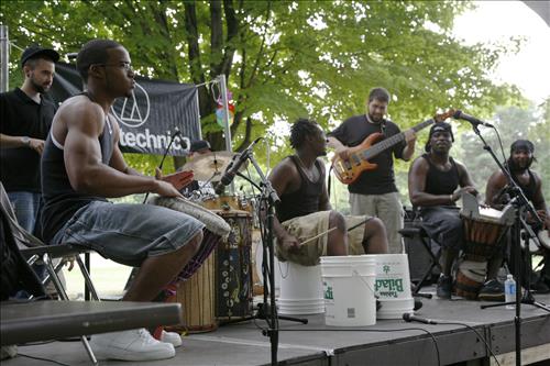 HeartBEAT Afrika concert performers at Cuyahoga Valley National Park