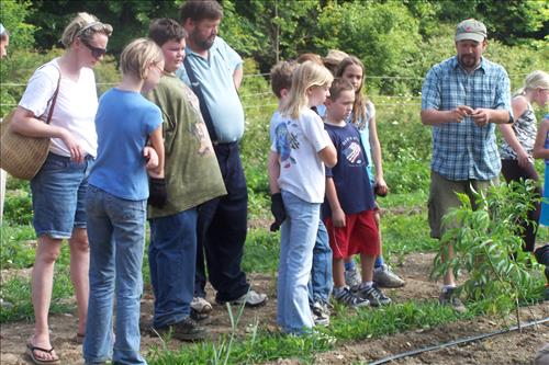 CVEEC Junior Ranger Program, Down & Dirty Farming, Farmer Daniel Greenfield