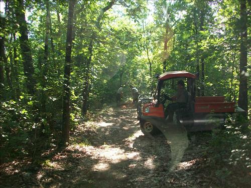 Rehab 20 Miles of Park Trails at Hot Springs National Park in April 2009