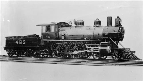 011/001.130--Central Railroad of New Jersey Railroad Locomotive [GROUP 07]