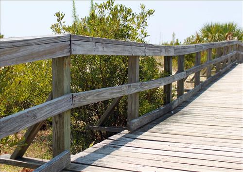 Deferred Maintenance at Dungess and Seacamp Boardwalks in June 2010