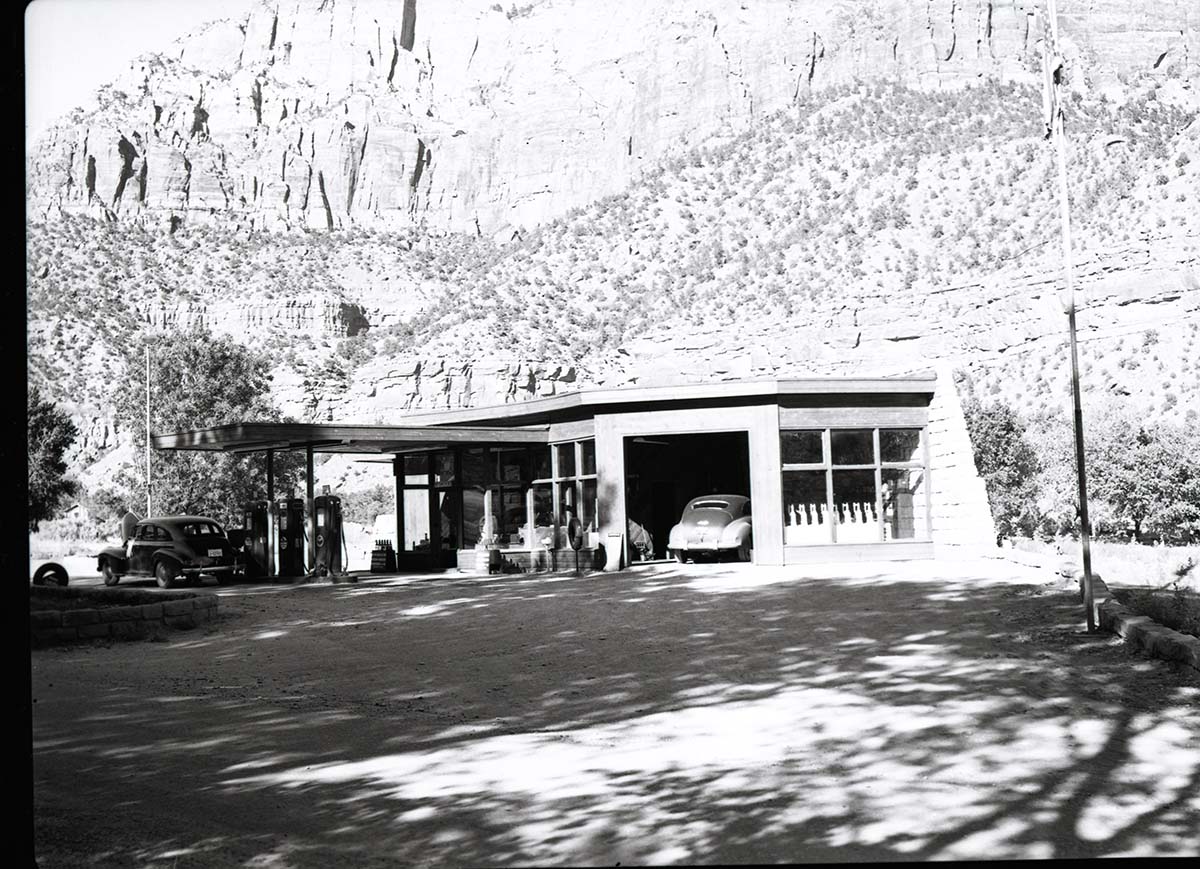 Standard Stations, Inc. service station located at the South Campground in Zion National Park.