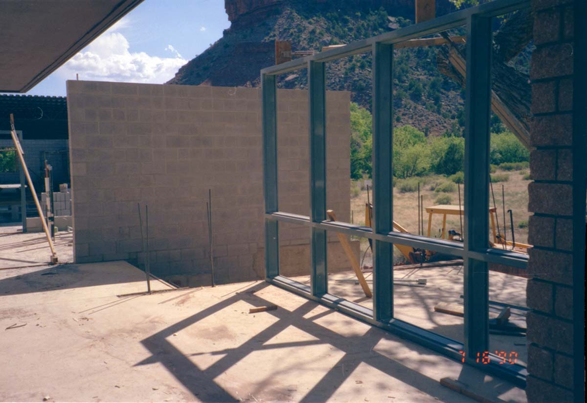 Construction of headquarters addition.