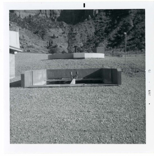 The sewer treatment plant.