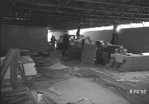 Construction of headquarters addition.