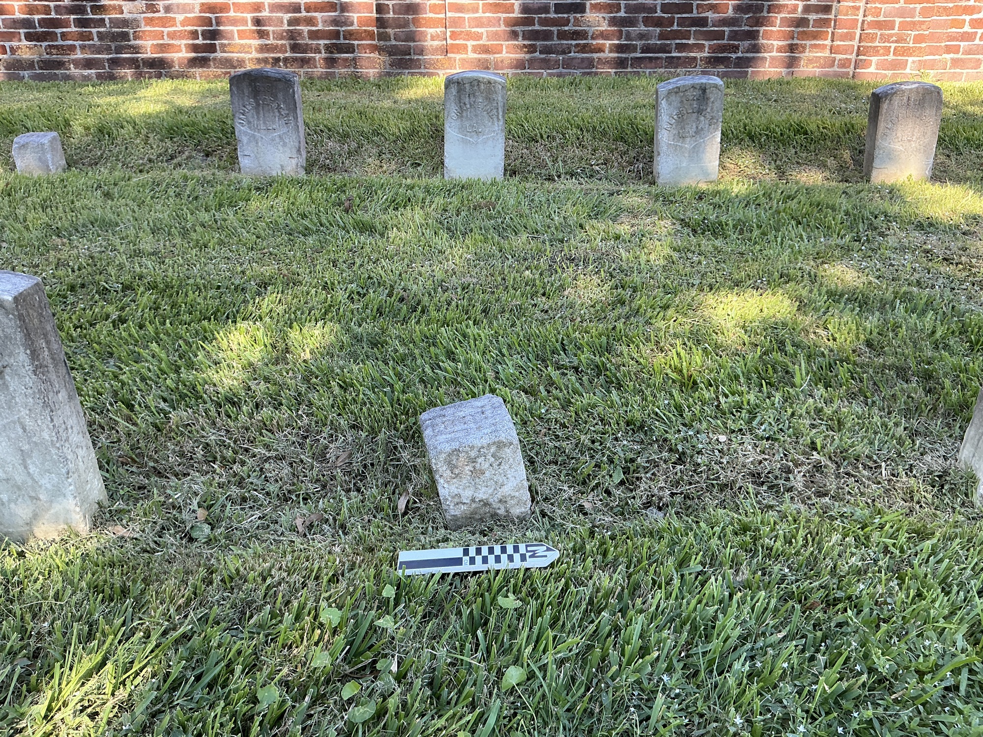 Extra image of flat marble marker