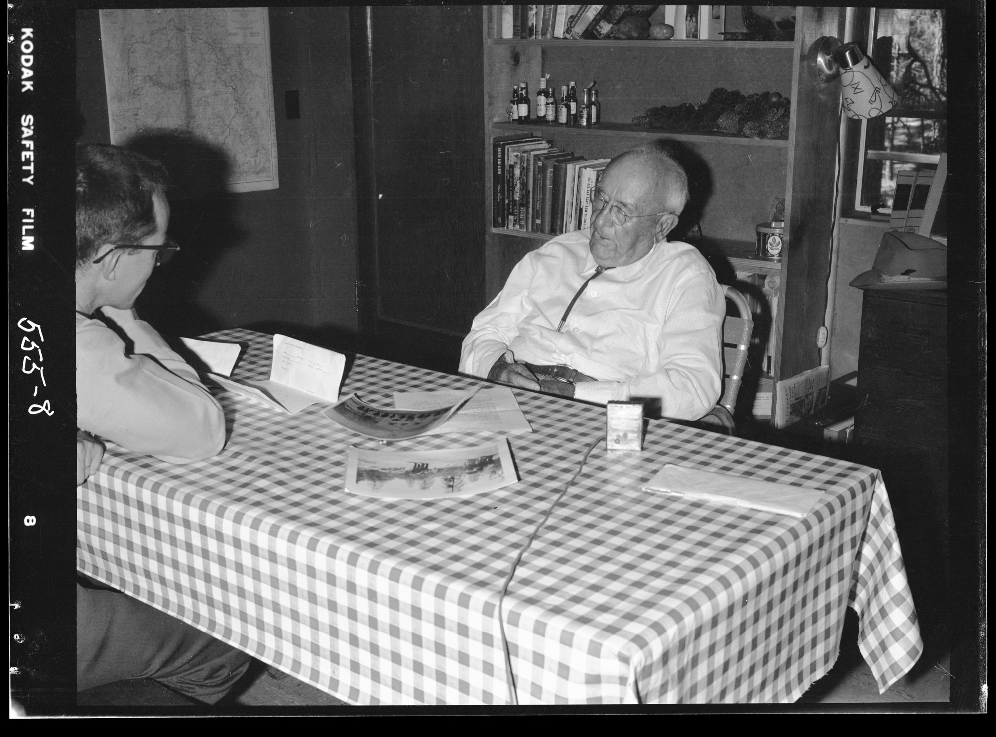 Being interviewed by Coyt Hackett