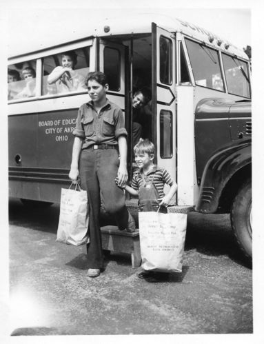 Virginia Kendall State Park Historic District, historic photos of campers at Happy Days Lodge 1