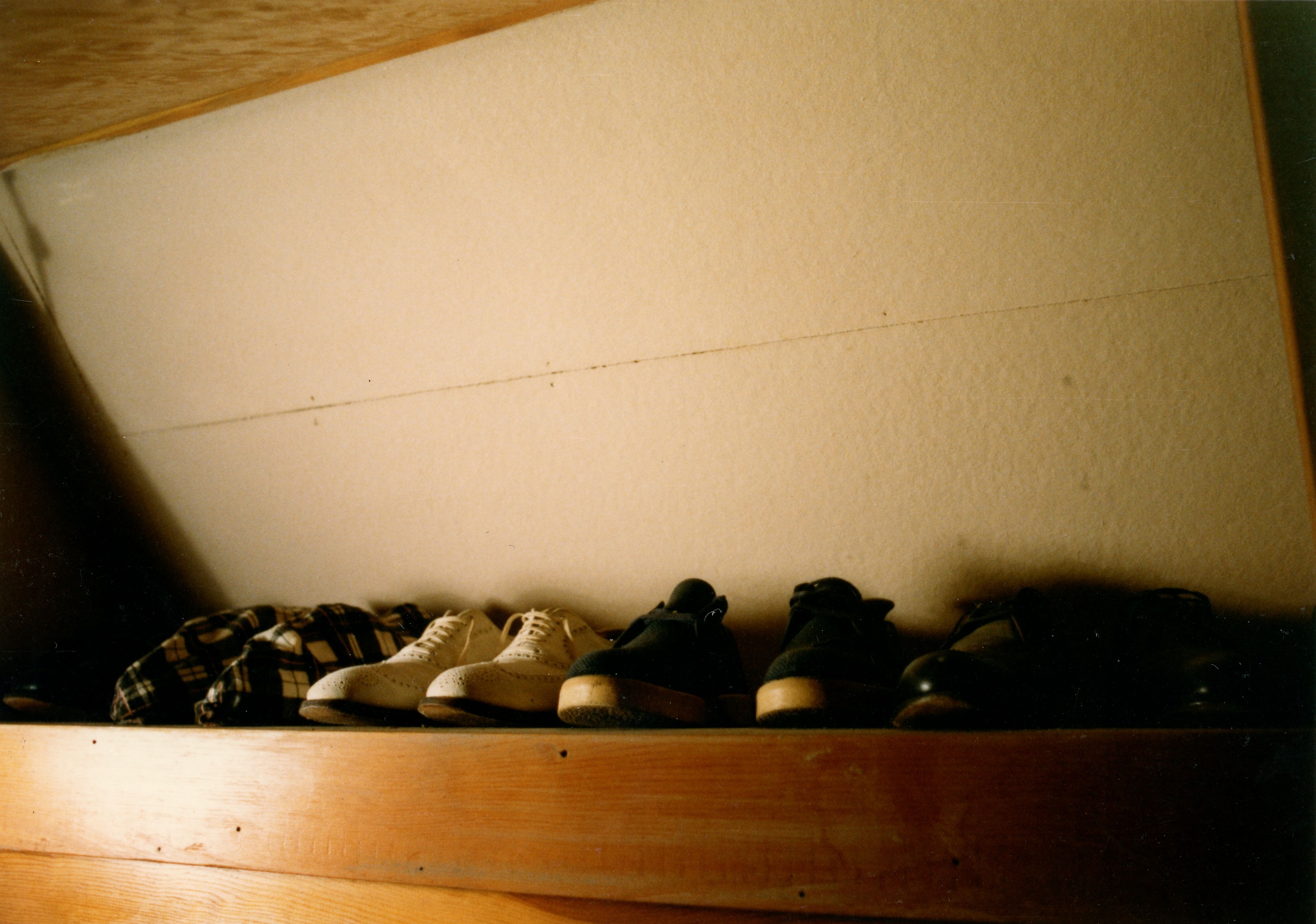 Upper part of east attic closet
