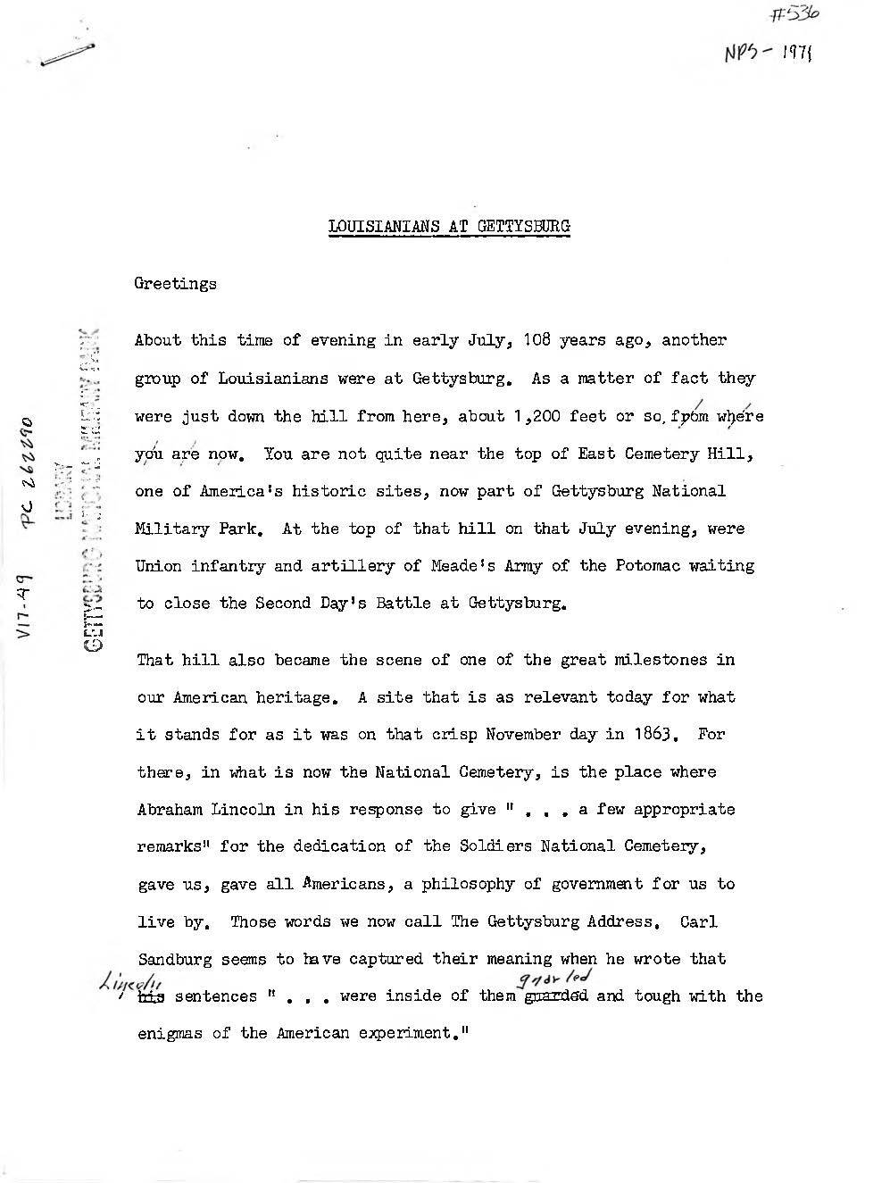 White paper with typed black text