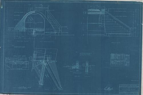 20040.BL--West of Johnsonburg, NJ--Arch bridge no. 15.26 over highway and creek [Set of 5] [1908]